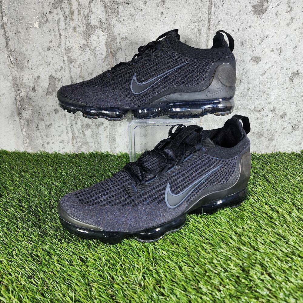 Nike Air VaporMax 2021 Flyknit Triple Black Men's Size 13 DH4084-001 Sneakers